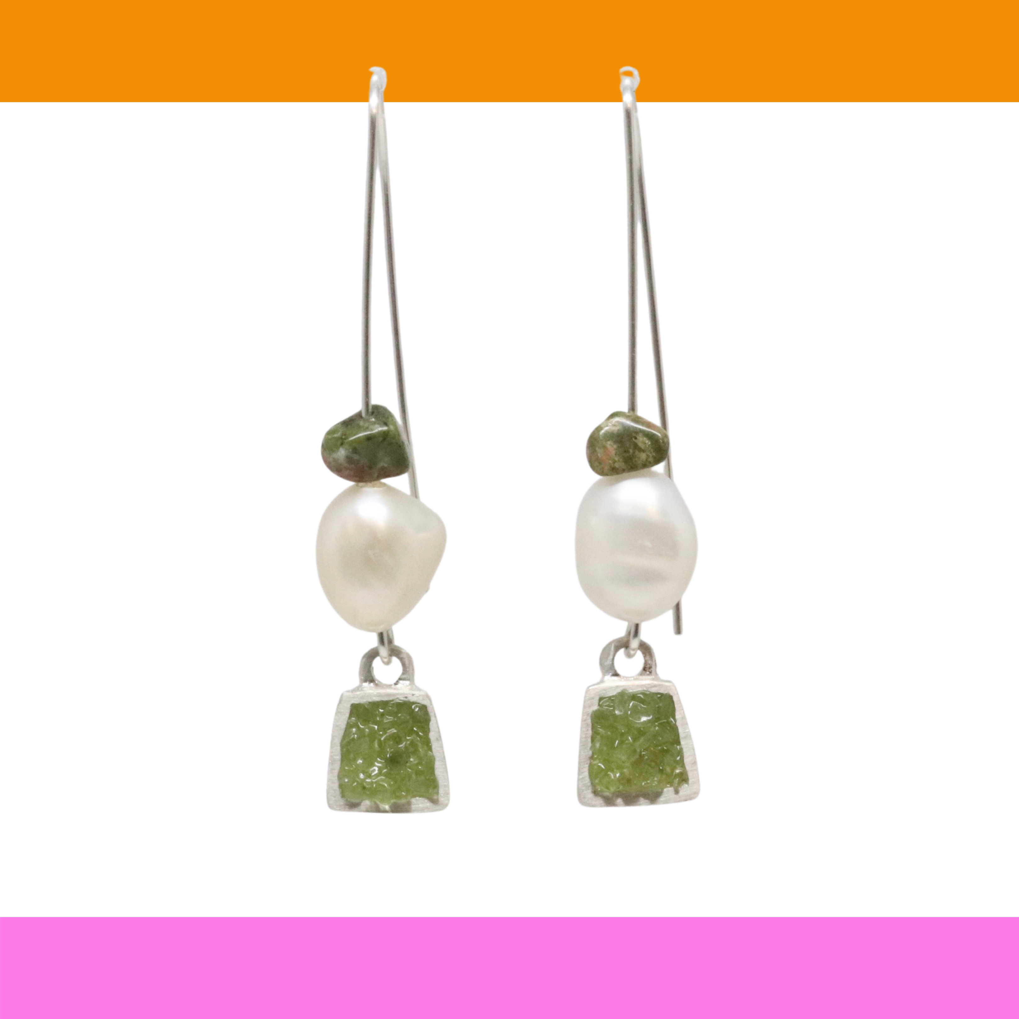 Angel Wing - Baroque Pearl Earrings - The World of Pearl